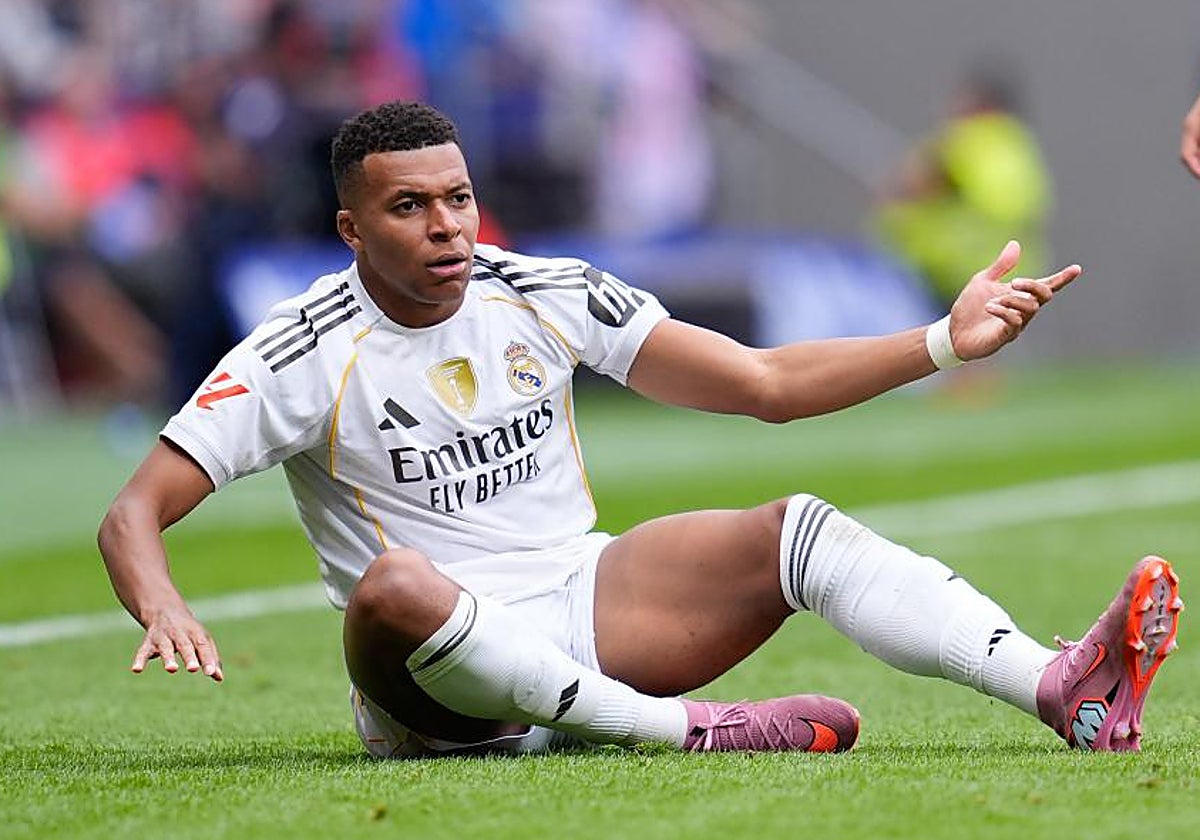 Mbappé protesta una acción