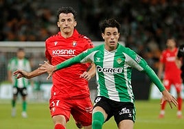 Betis - Osasuna, las notas de los jugadores: ¡Y portería a cero!