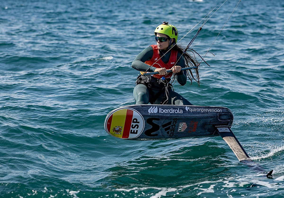 La rider catalana Gisela Pulido en acción