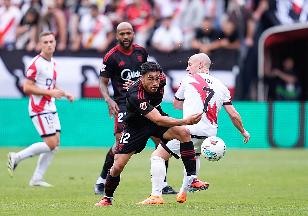 Gabriel Suazo, en el partido ante el Rayo