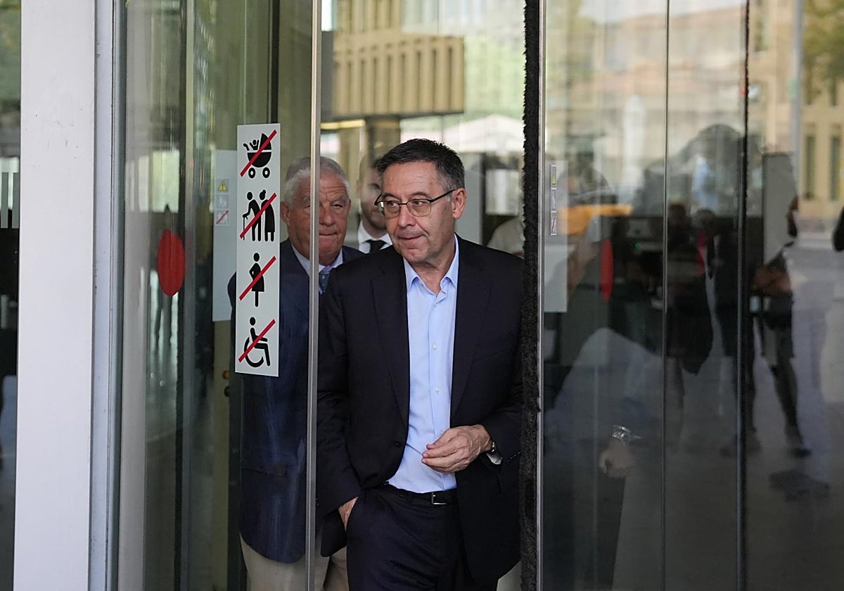 Josep Maria Bartomeu abandona el Juzgado tras declarar