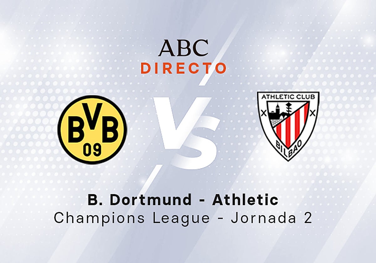 Borussia Dortmund - Athletic, estadísticas del partido de la Liga de Campeones