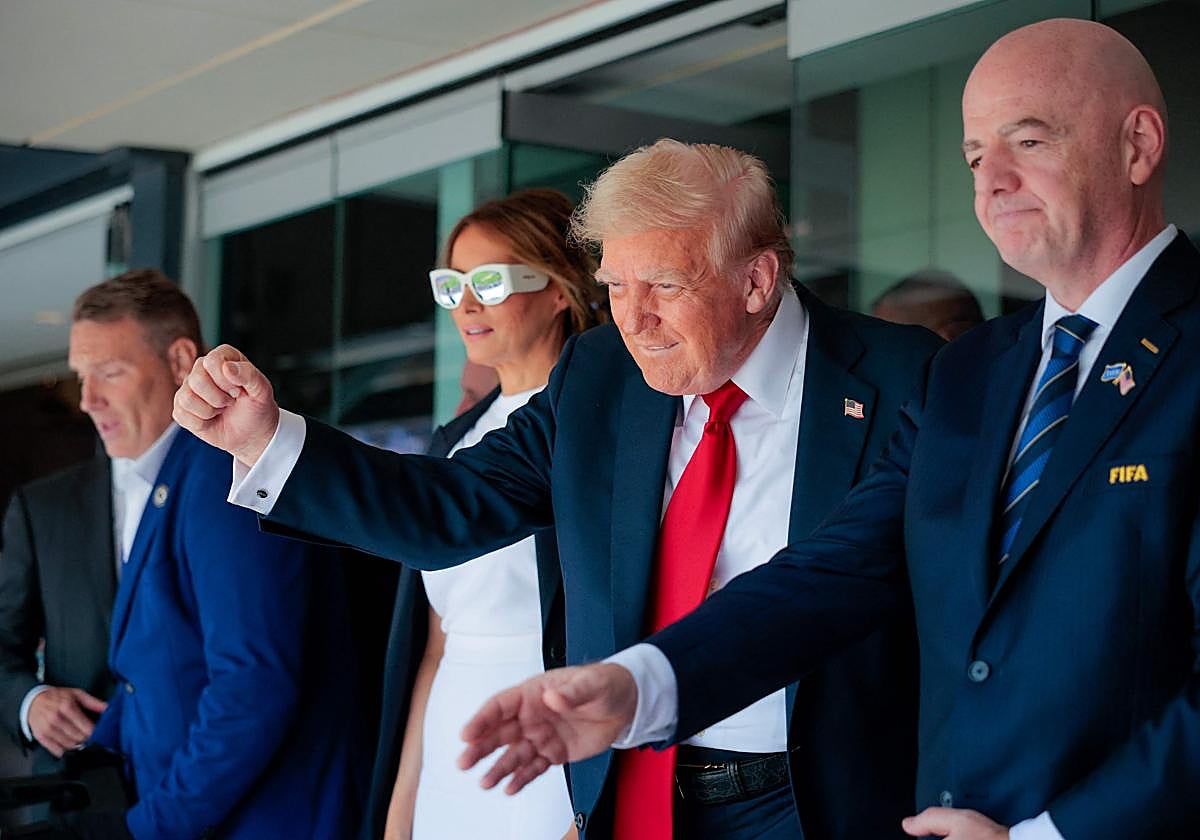 Trump e Infantino, en el Mundial de clubes