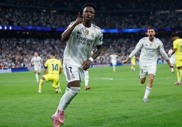 El mejor Vinicius recupera la sonrisa y lidera la victoria del Madrid ante el Villarreal
