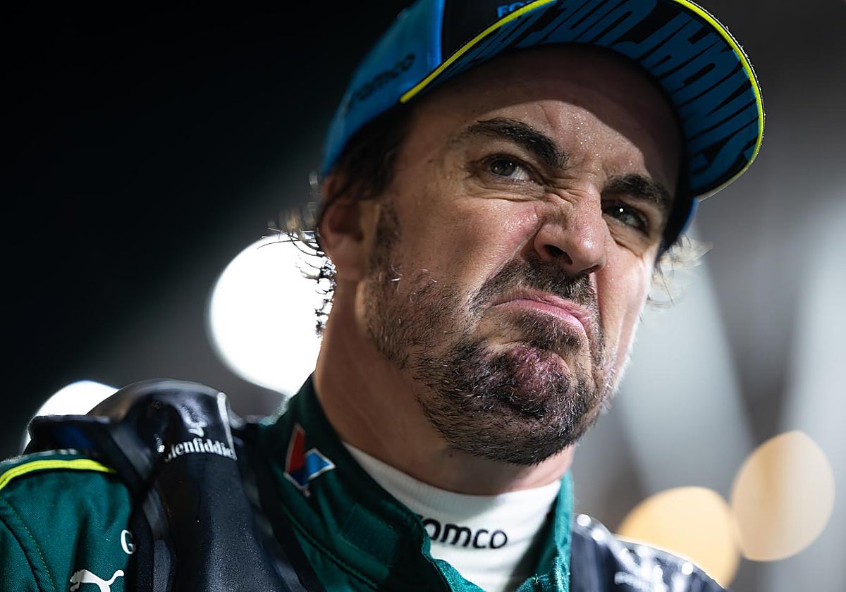 Alonso, durante el GP de Singapur