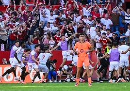 El Sevilla FC vuelve a zona europea casi tres años y medio después