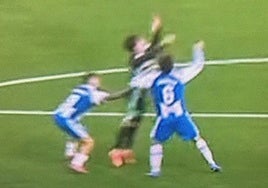 El CTA da la razón al VAR y a Pizarro Gómez en el penalti de Valentín: «Es una conducta temeraria;  se ajusta al protocolo»