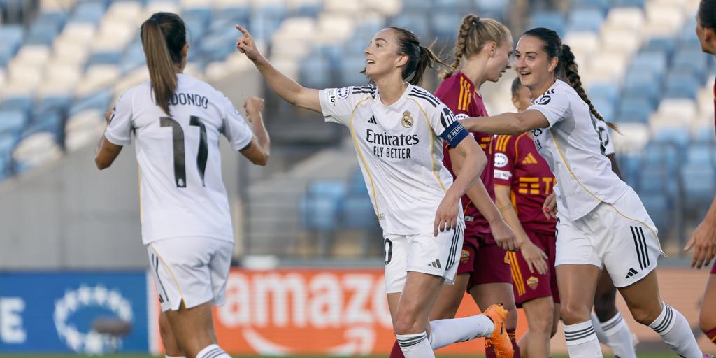 El Real Madrid se luce en su estreno europeo y vapulea a la Roma
