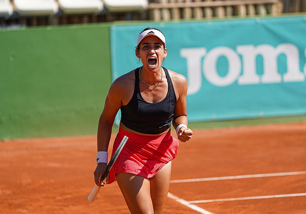 Lucía Cortez celebra su pase a la final de la Copa Nadia by JCastillo Seguros 2025