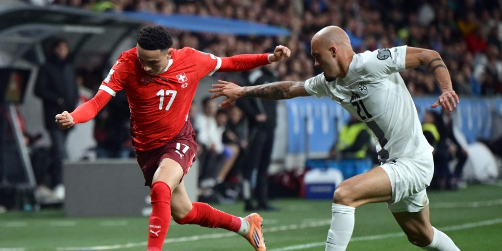 Rubén Vargas y Sow, titulares en el Eslovenia-Suiza (0-0)