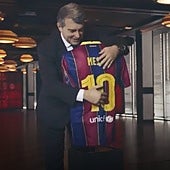 Messi no tendrá ninguna relación con el Barça mientras Laporta sea presidente