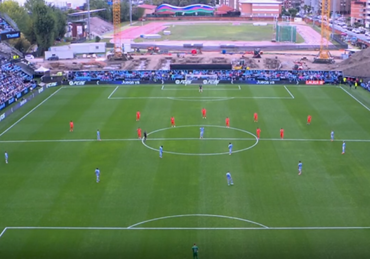 Parón inicial durante el Celta-Real Sociedad