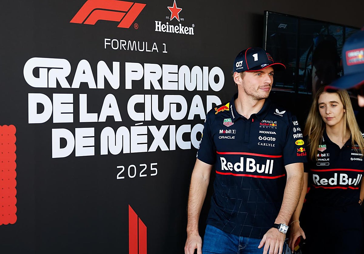 Max Verstappen, en el Autódromo Hermanos Rodríguez