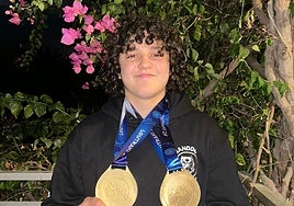 Merche García se proclama tricampeona mundial de grappling