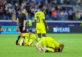 Así queda la clasificación de la Champions tras los pinchazos de Barça, Athletic y Villarreal