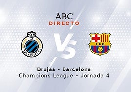 Brujas - Barcelona, estadísticas del partido de Champions