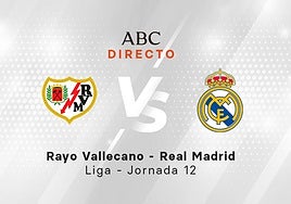 Rayo Vallecano - Real Madrid, estadísticas del partido