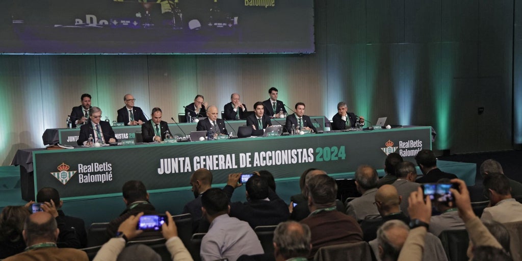 La junta de accionistas del Betis será el martes 16 de diciembre