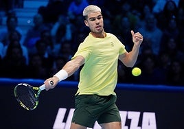 Dónde ver online y en televisión a Alcaraz hoy en el ATP Finals y a qué hora juega el partido contra Musetti