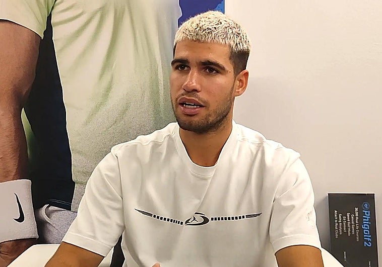 Carlos Alcaraz no duda cuando le preguntan qué es el éxito para él: «Para mí, eso es lo mejor y es lo que quiero»