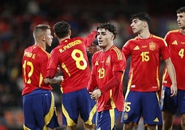 Pablo García cierra el 7-0 de  España sub 21 ante San Marino