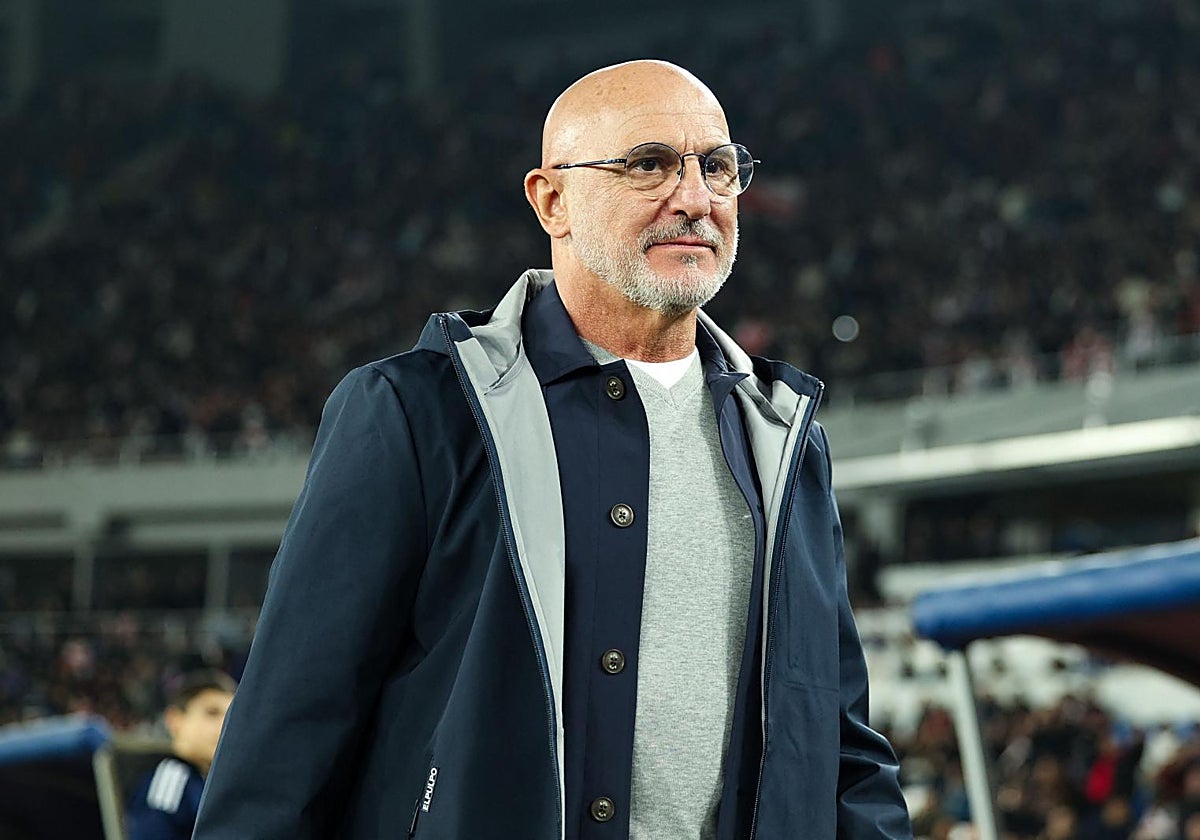 De la Fuente, en el estadio Nacional de Tiflis