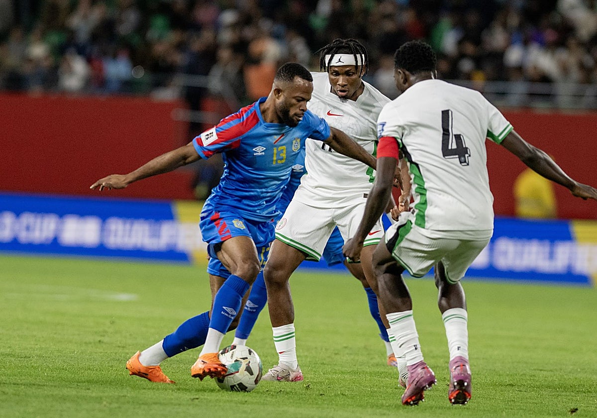 Encuentro entre Nigeria y la RD Congo disputado este domingo