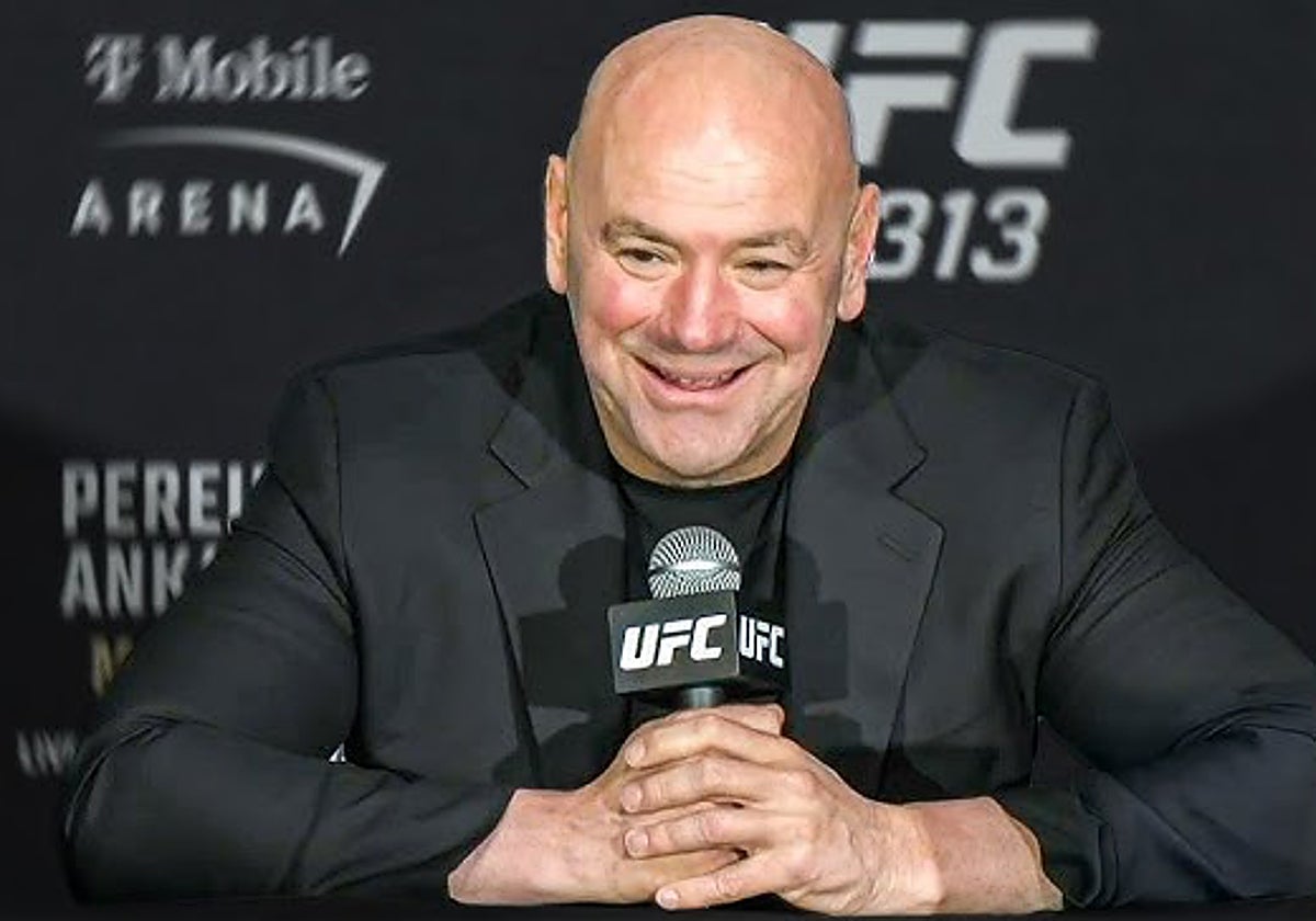 Dana White, en una rueda de prensa