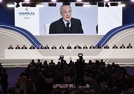 Florentino saca los tanques en su discurso más duro como presidente: «No es normal que el Barcelona haya pagado más de 8 millones al vicepresidente arbitral durante 17 años»