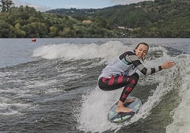 La campeona del mundo de wakesurf, Nina Ryzhenkova, estará en La Coruña