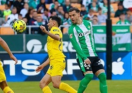 Lo Celso, en un lance del Betis - Girona del pasado domingo