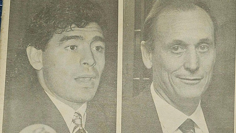 La portada viral de ABC después de 33 años: «El Betis ofrece novecientos millones de pesetas por Maradona»