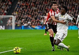 Un San Mamés adormecido, al que solo espoleó Vinicius: «Nos vamos con escozor»