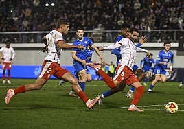 El Ourense (1ª RFEF) echa al Girona de la Copa