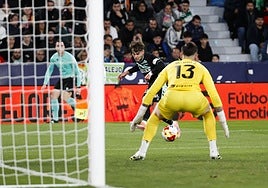 Ortiz ya sabe lo que significa marcar con el primer equipo del Betis