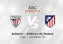 Athletic - Atlético de Madrid, estadísticas del partido