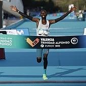 John Korir, ganador del maratón de Valencia 2025