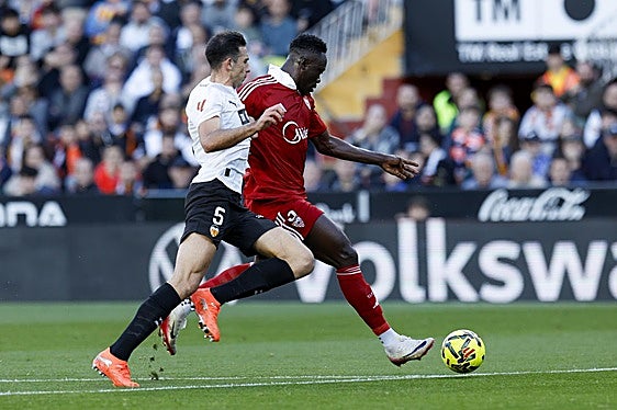Valencia - Sevilla, las estadísticas del partido