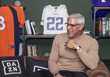 Arlauckas, durante su charla con ABC