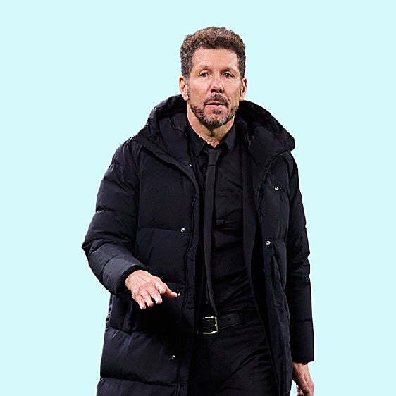 Diego Pablo Simeone, en San Mamés
