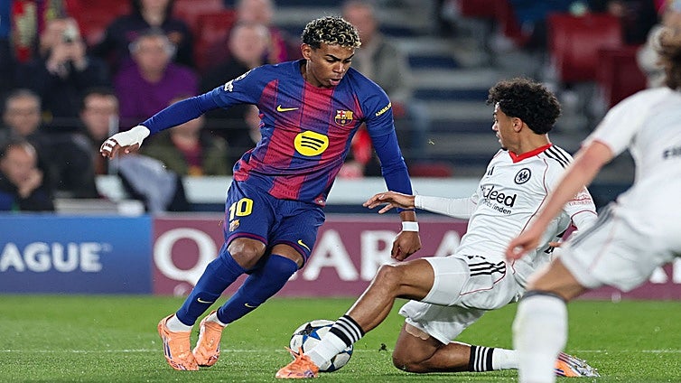 Barcelona - Eintracht, en directo: resultado, ganador y goles del partido de la Champions League hoy