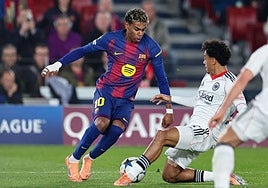 Barcelona - Eintracht, en directo: resultado, ganador y goles del partido de la Champions League hoy