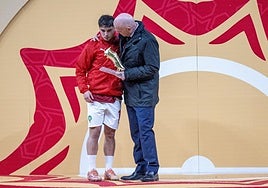 Brahim, con Infantino