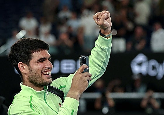 Alcaraz aprende a ser paciente: «El equipo me da la que necesito»