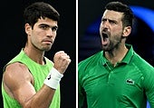 Alcaraz - Djokovic: horario, canal de televisión y dónde ver online la final del Open de Australia 2026