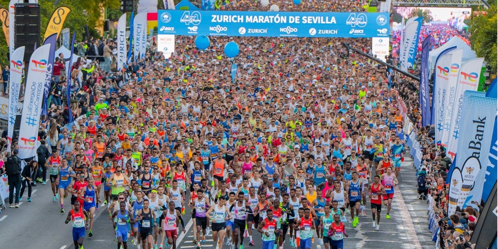El Zurich Maratón de Sevilla permitirá la transferencia de los dorsales a 2027 por las dificultades en el transporte ferroviario
