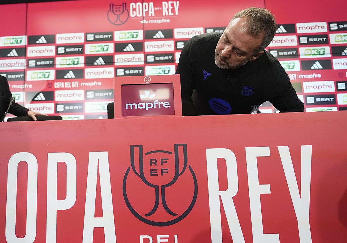 Flick calienta al madridismo: «¿Si nuestro camino en la Copa no tiene  mérito? Que le pregunten al Madrid»