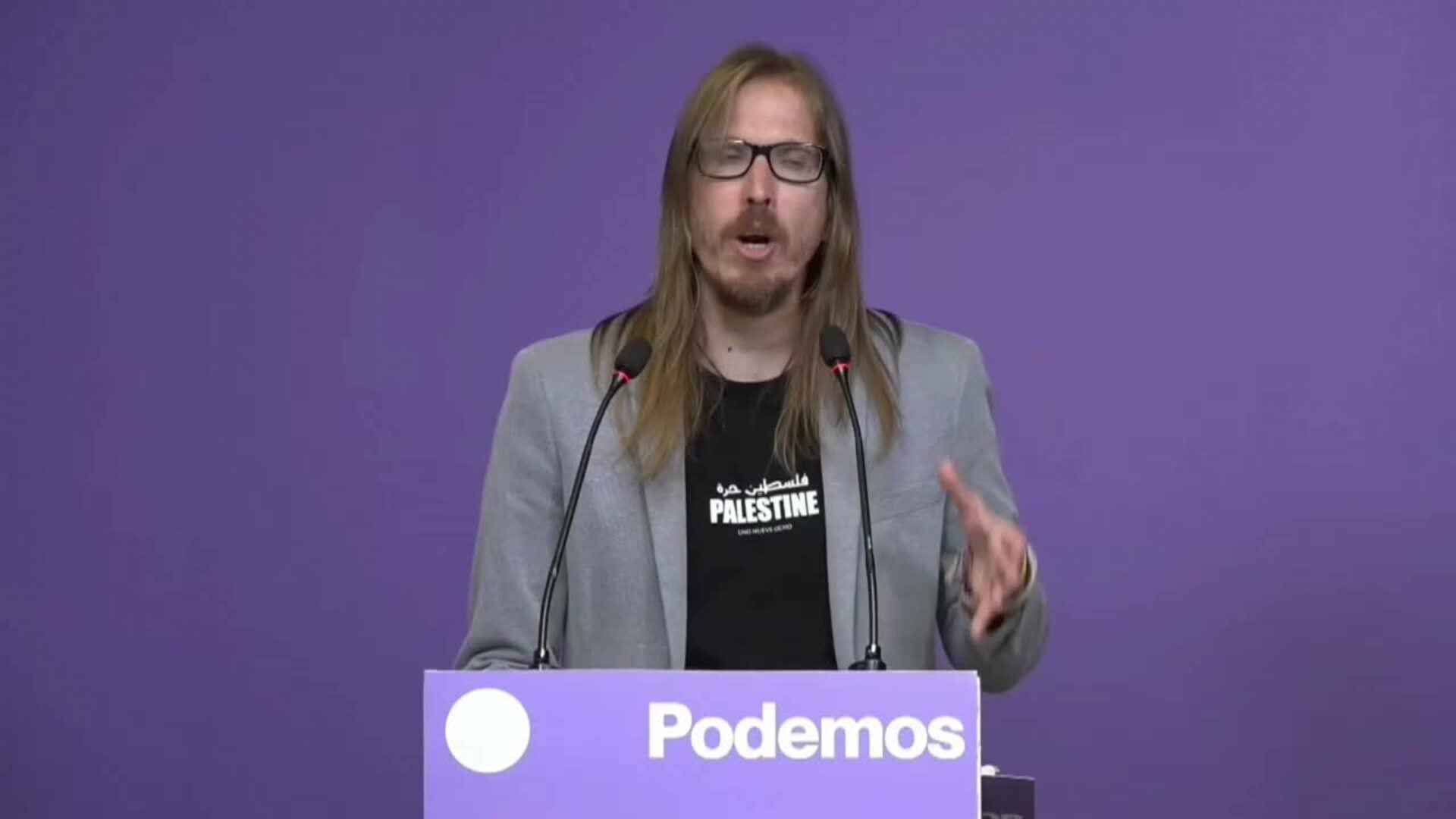 Podemos celebra la &quot;lucha y compromiso&quot; de España con la causa palestina