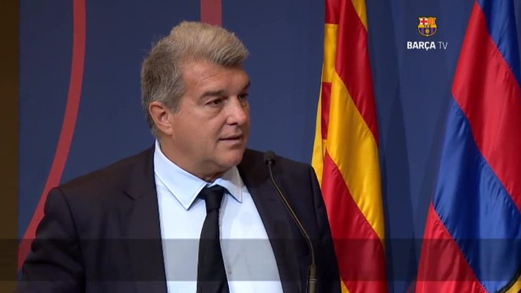 Laporta: "Hay unos ataques feroces para ensuciar nuestro escudo, que no tienen nada que ver con la realidad"