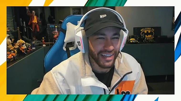 Neymar pierde un millón de euros jugando al póker online y se lo toma a risa